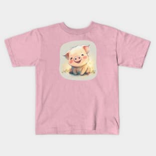 Happy Pig Kids T-Shirt